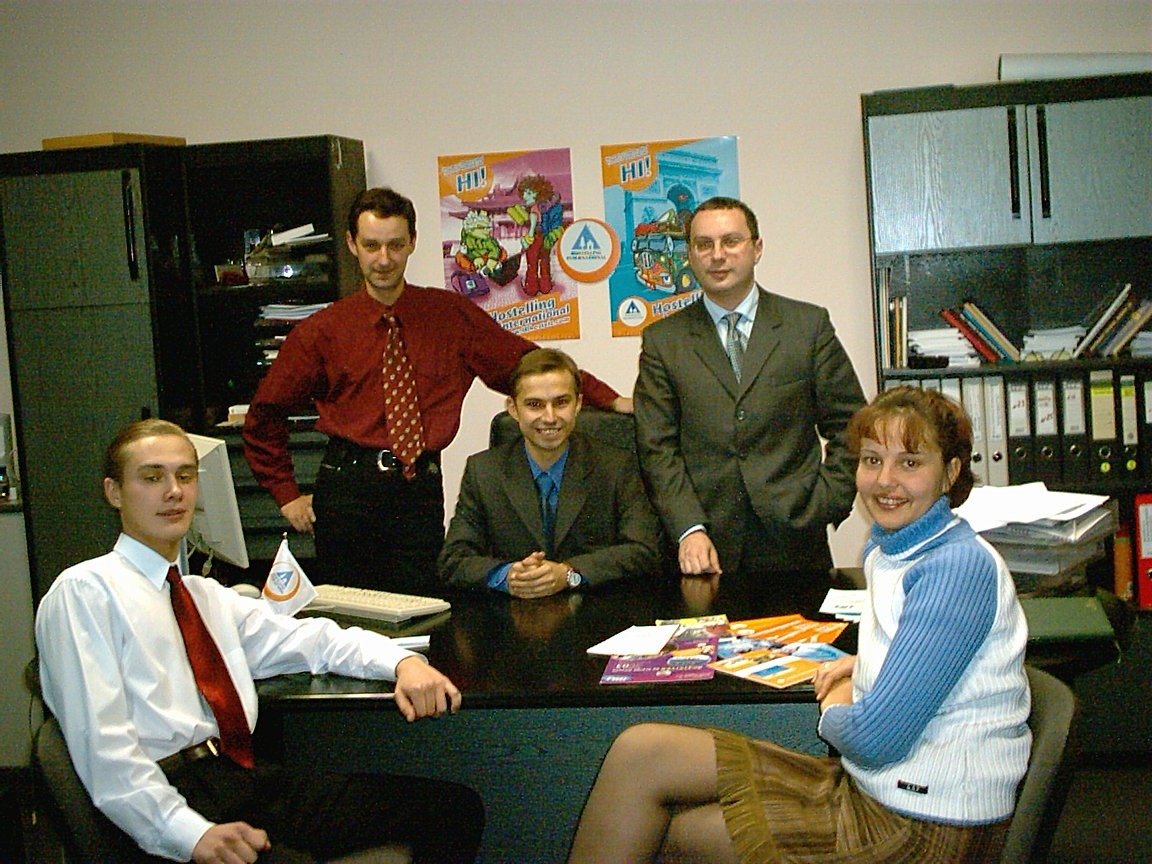 Ukrainian Hostels: Hostel Association's Board Memebers. Kyiv, 2003