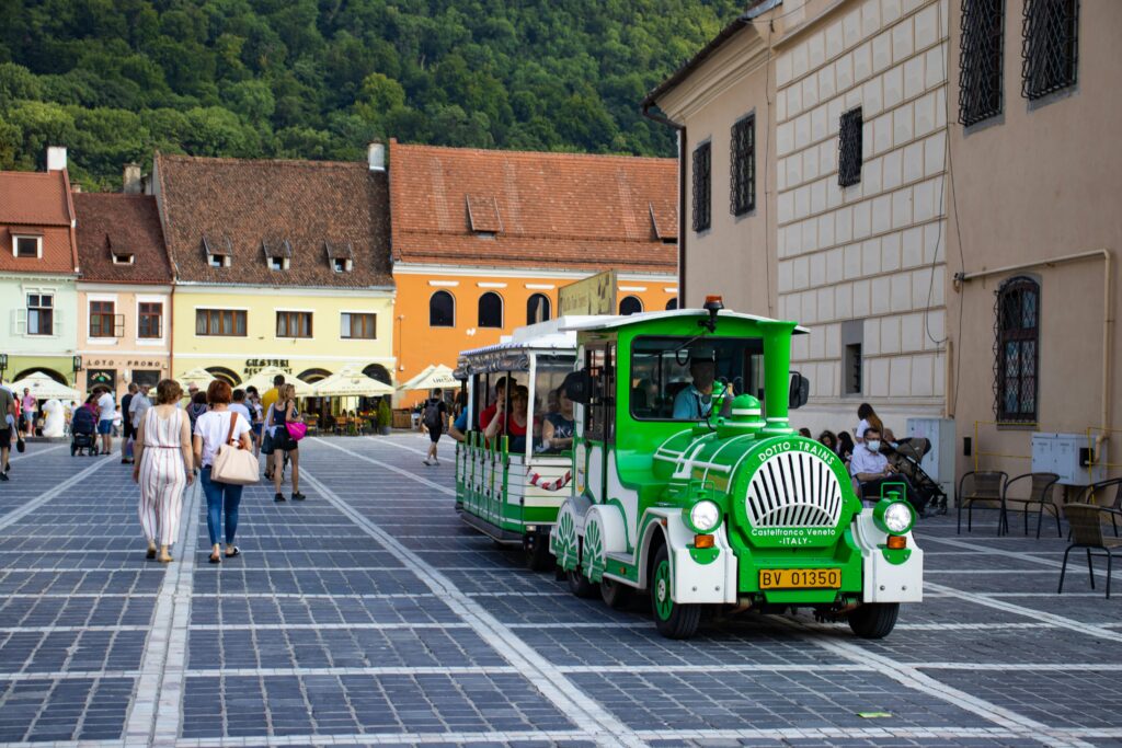Eco friendly tourist train